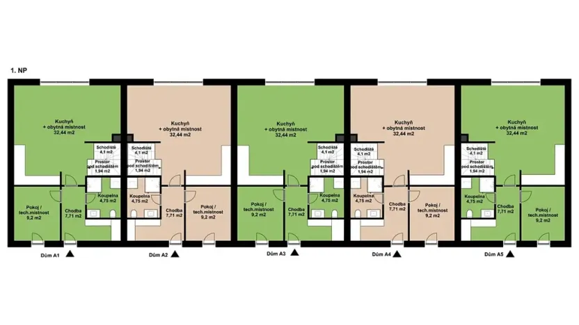 Prodej rodinného domu, České Budějovice, 114 m2