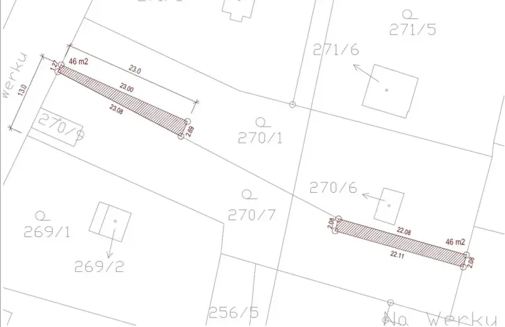 Prodej pozemku pro bydlení, Adamov, Na werku, 846 m2