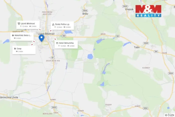 Prodej bytu 2+kk, Lázně Bělohrad, Zámecká, 46 m2