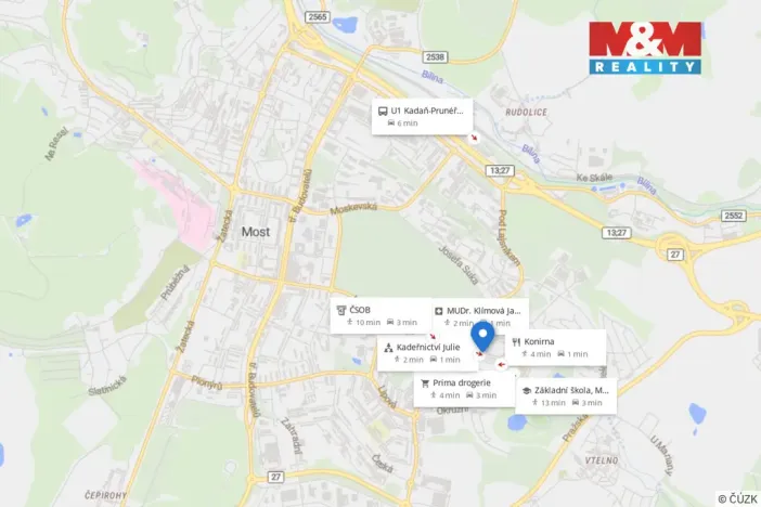 Prodej bytu 4+1, Most, Jana Kříže, 80 m2