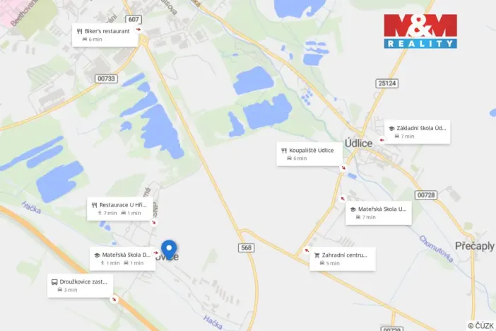 Prodej pozemku pro bydlení, Droužkovice, Rudé armády, 1732 m2