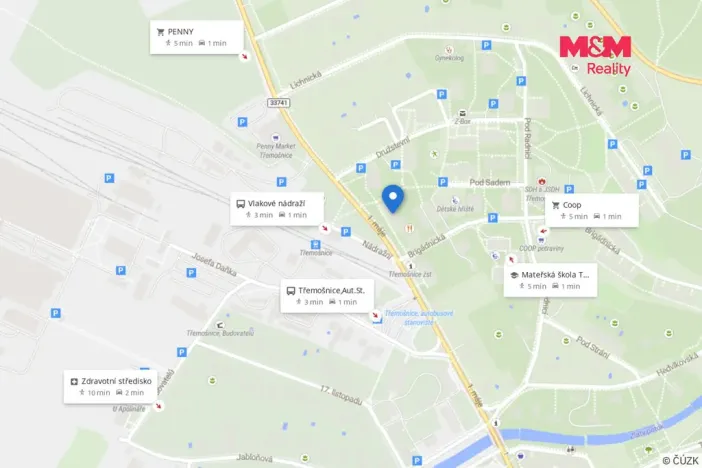 Prodej bytu 3+1, Třemošnice, 1. máje, 81 m2