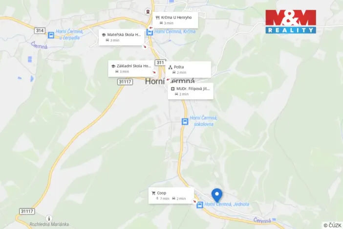 Prodej pozemku pro bydlení, Horní Čermná, 774 m2