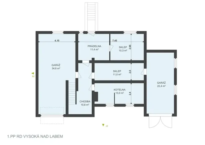 Prodej rodinného domu, Vysoká nad Labem, 280 m2