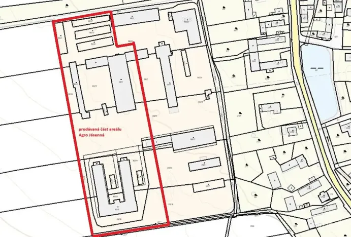 Prodej komerčního pozemku, Jasenná, 22131 m2