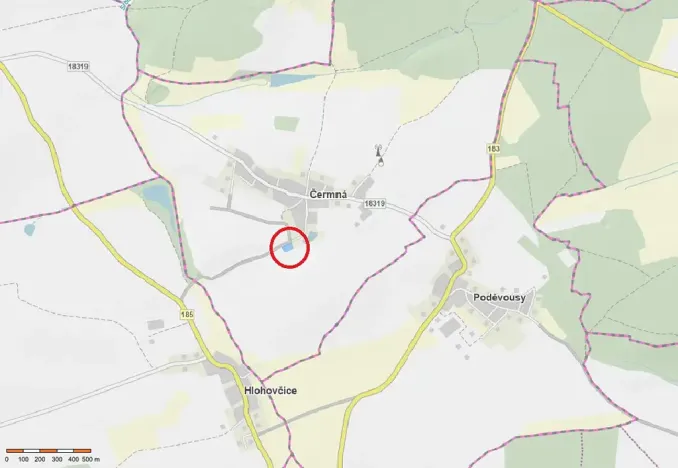 Prodej pozemku pro bydlení, Čermná, 2049 m2