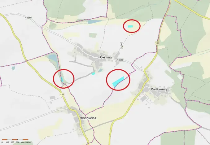 Prodej pole, Čermná, 19718 m2