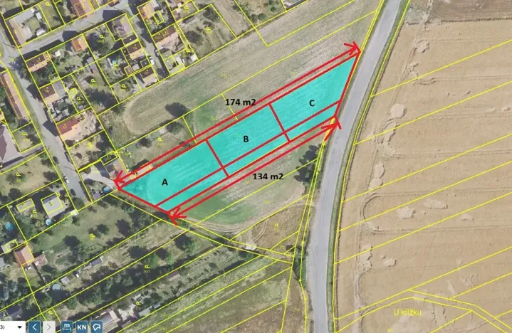Prodej pozemku pro bydlení, Krupá, 4110 m2