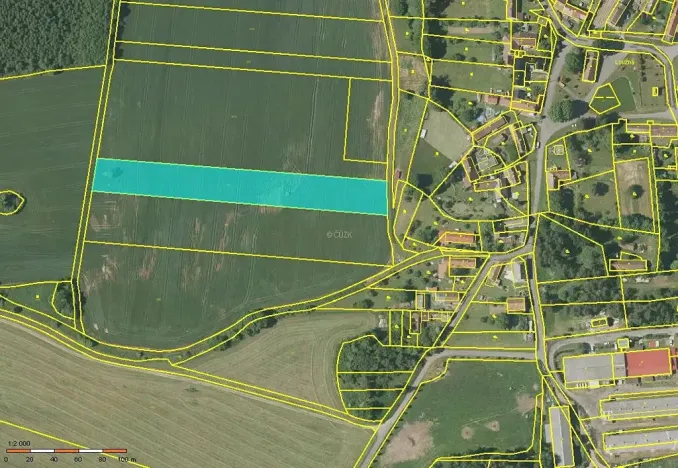 Prodej pole, Myslív, 35331 m2