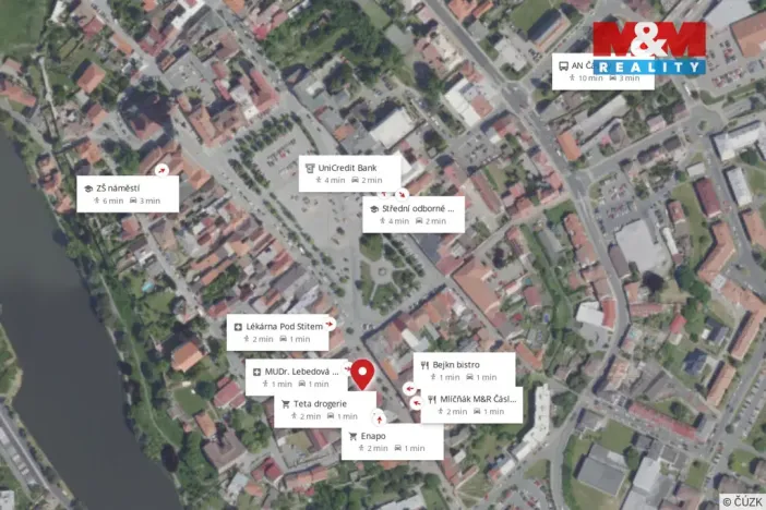 Pronájem obchodního prostoru, Čáslav - Čáslav-Staré Město, Klimenta Čermáka, 55 m2