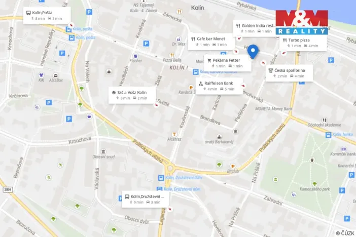 Pronájem bytu 4+kk, Kolín - Kolín I, Husova, 68 m2