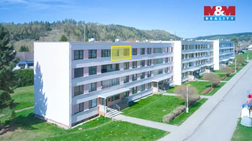 Prodej bytu 3+1, Broumov - Olivětín, Dukelská, 53 m2