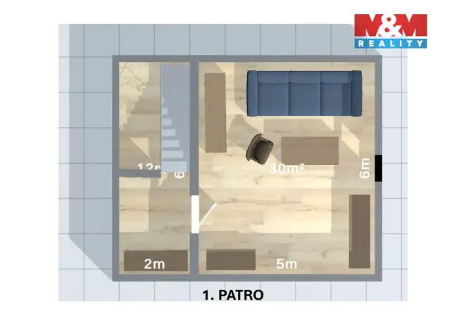 Prodej chalupy, Okřesaneč, 105 m2