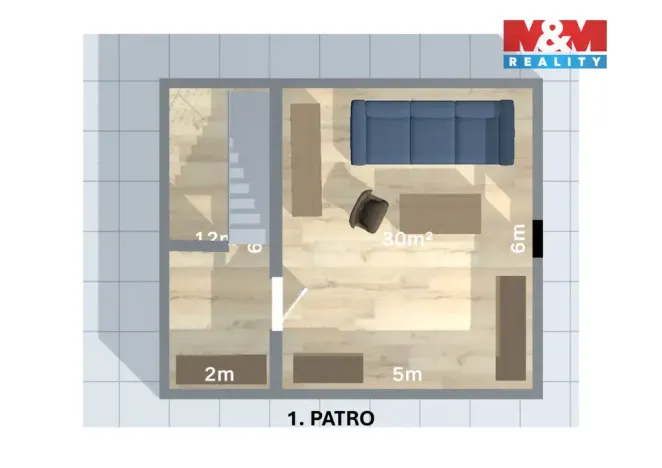 Prodej rodinného domu, Okřesaneč, 105 m2
