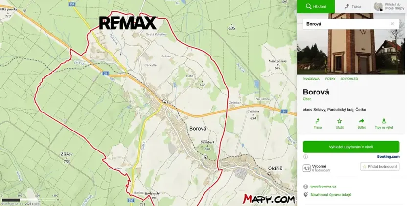 Prodej pozemku pro bydlení, Borová, 5776 m2