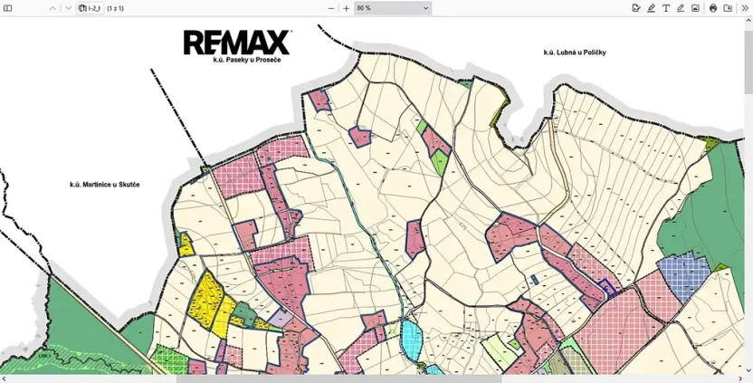 Prodej pozemku pro bydlení, Borová, 7429 m2