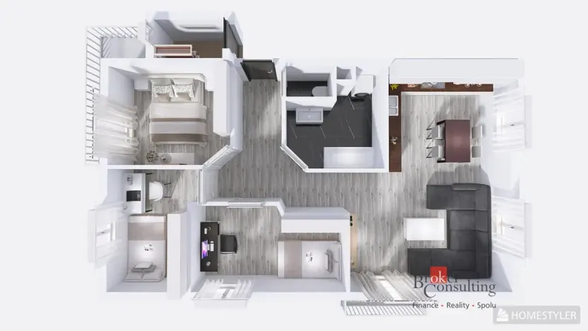 Prodej bytu 4+kk, Vochov, 80 m2