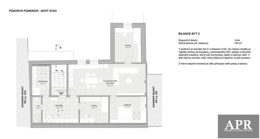 Prodej bytu 4+kk, Hluk, Antonínská, 100 m2