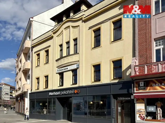 Pronájem bytu 2+kk, Pardubice - Zelené Předměstí, Masarykovo náměstí, 47 m2