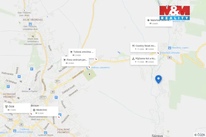 Pronájem výrobních prostor, Albrechtice, 98 m2