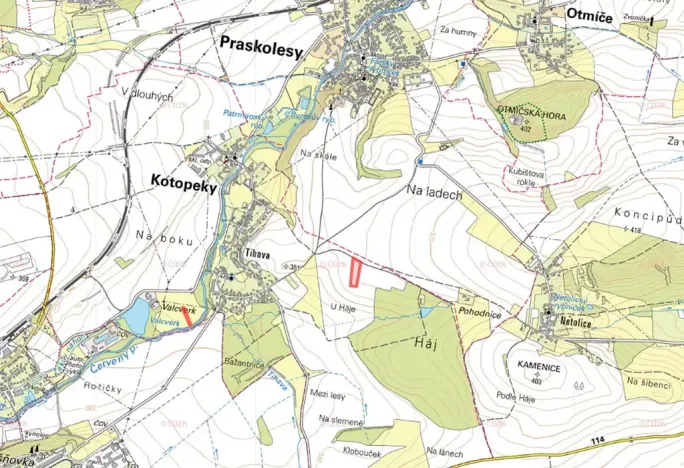 Prodej pole, Kotopeky, 4606 m2