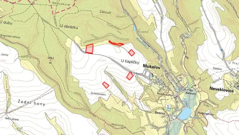 Prodej pole, Mukařov, 30270 m2
