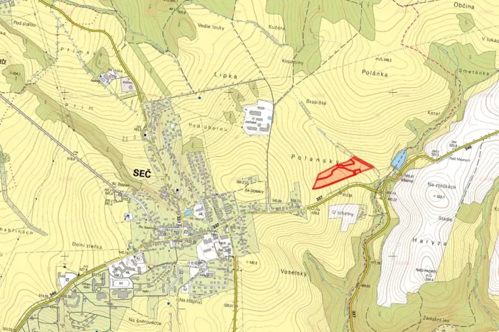 Prodej pole, Seč, 28117 m2