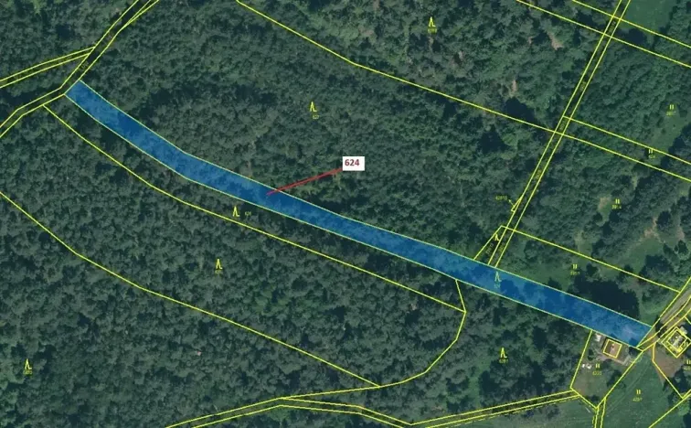 Dražba lesa, Jesenice, 2895 m2