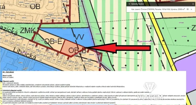 Prodej komerčního pozemku, Praha - Čimice, 2300 m2