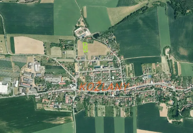 Prodej pozemku, Kožlany, 2631 m2