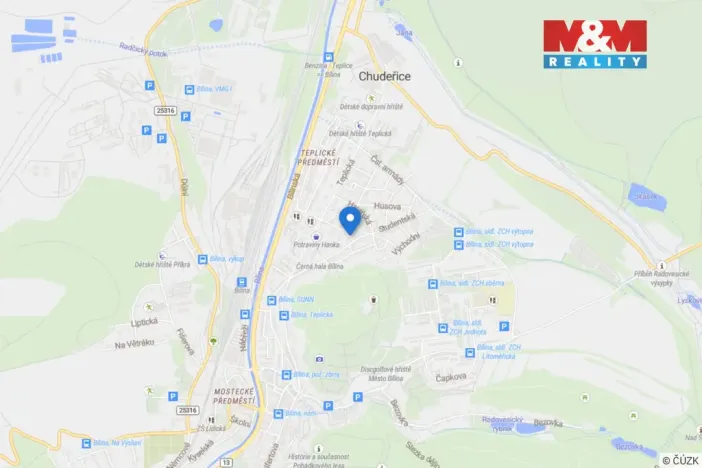 Pronájem bytu 2+1, Bílina - Teplické Předměstí, Sídliště SHD, 48 m2