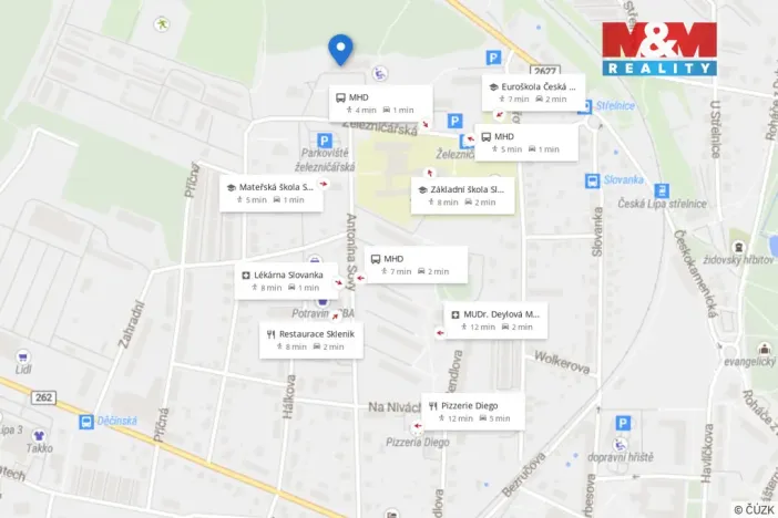 Prodej bytu 1+1, Česká Lípa, Železničářská, 35 m2