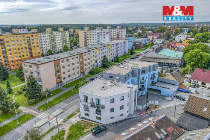 Pronájem bytu 1+kk, Nýřany, Benešova třída, 34 m2