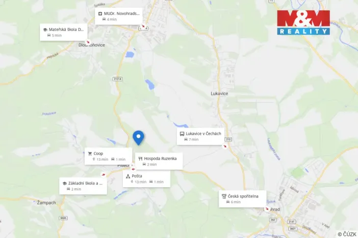 Prodej pozemku pro bydlení, Písečná, 3407 m2