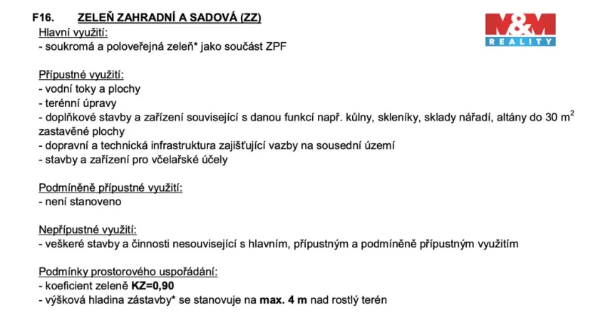 Prodej zahrady, Rybník, 132 m2