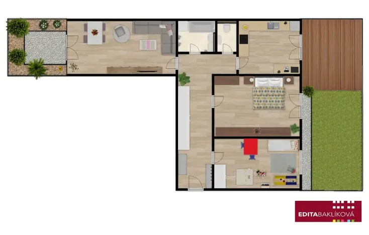 Prodej bytu 3+1, Olomouc, Mošnerova, 81 m2