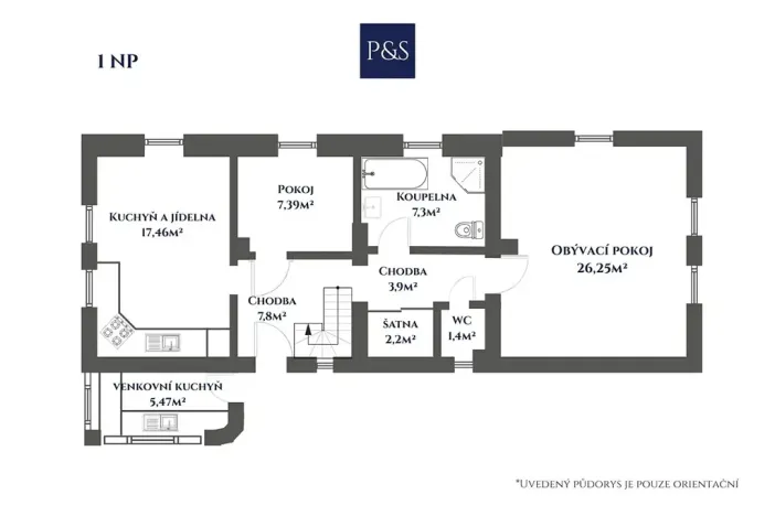 Prodej chalupy, Ledečko, 257 m2