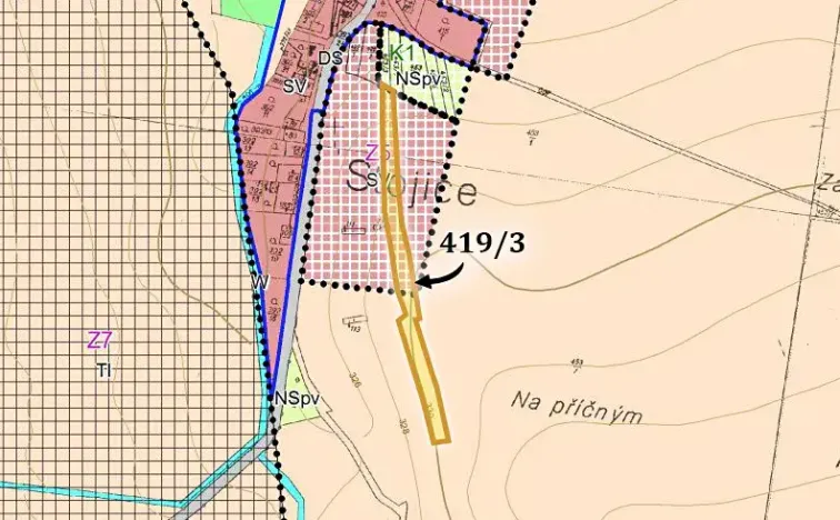 Prodej pozemku pro bydlení, Stojice, 5188 m2