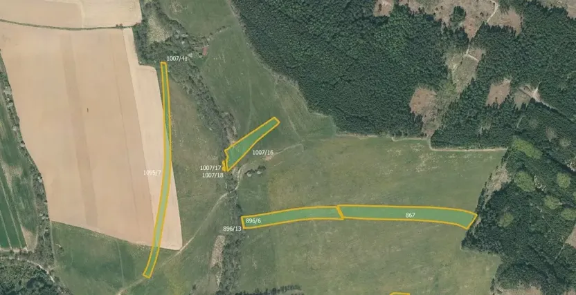 Prodej pole, Mlýny, 19394 m2