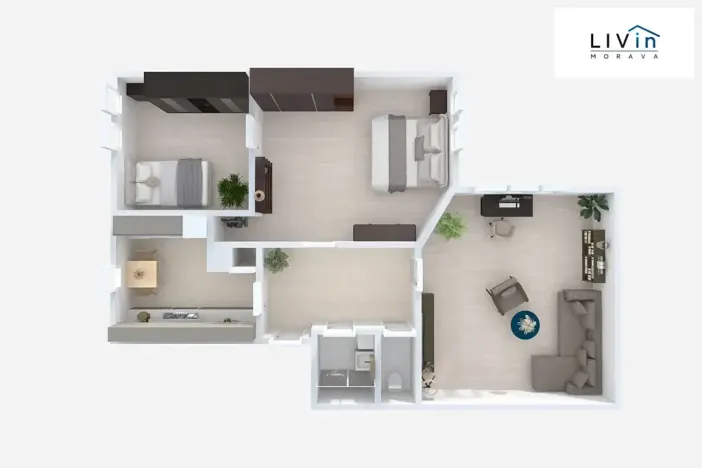 Pronájem bytu 3+1, Olomouc, Jiráskova, 85 m2