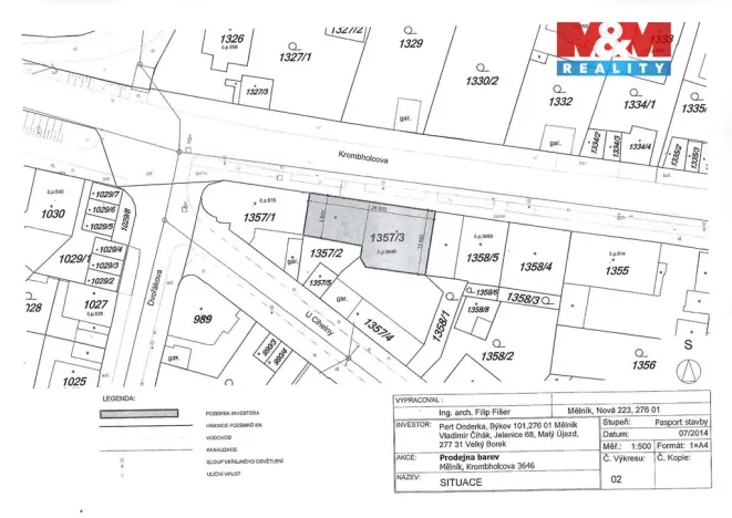 Prodej obchodního prostoru, Mělník, Krombholcova, 300 m2