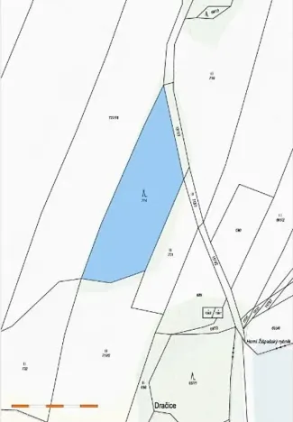 Prodej lesa, Nová Bystřice, 3201 m2