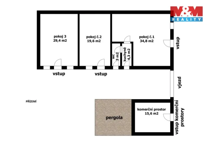 Prodej rodinného domu, Zruč nad Sázavou, náměstí MUDr. J. Svobody, 106 m2