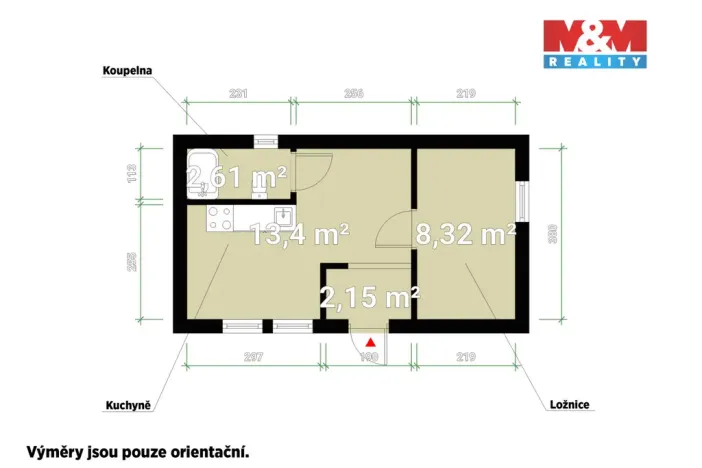 Prodej chaty, Švihov - Lhovice, 23 m2
