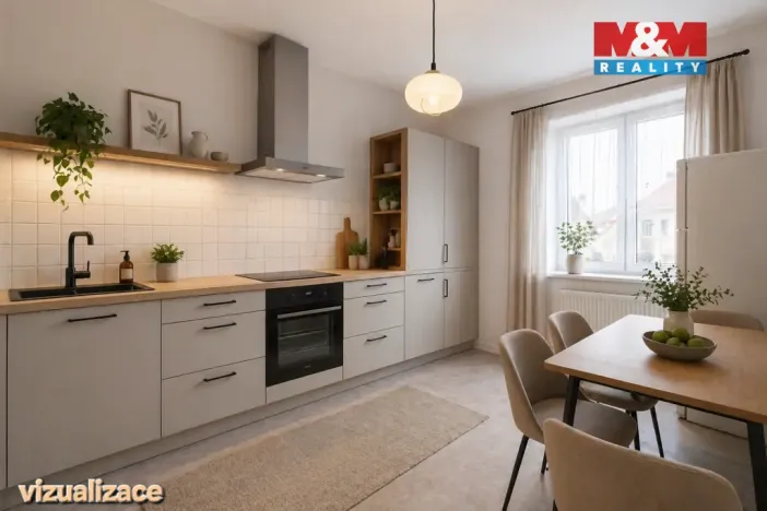 Prodej rodinného domu, Dačice - Dačice V, Husova, 56 m2