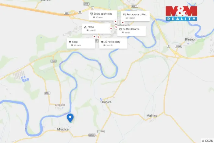 Prodej zahrady, Postoloprty - Mradice, 394 m2