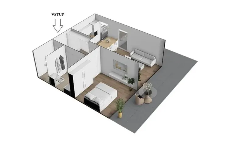 Pronájem bytu 2+kk, Brno - Královo Pole, Kollárova, 85 m2