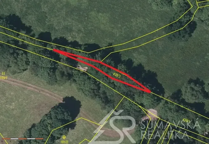Prodej pozemku, Sušice - Humpolec, 165 m2