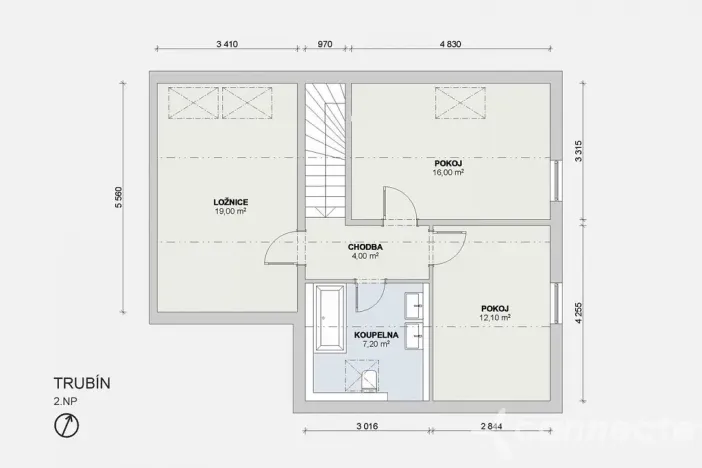 Prodej rodinného domu, Trubín, Na Vyhlídce, 121 m2