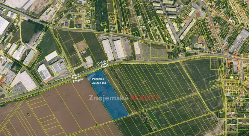 Prodej pozemku, Znojmo, 20234 m2